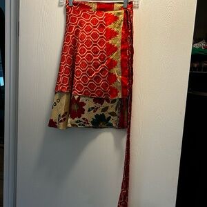 Darn good yarn mini wrap skirt